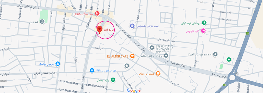 نقشه گنبدکاووس- قائم